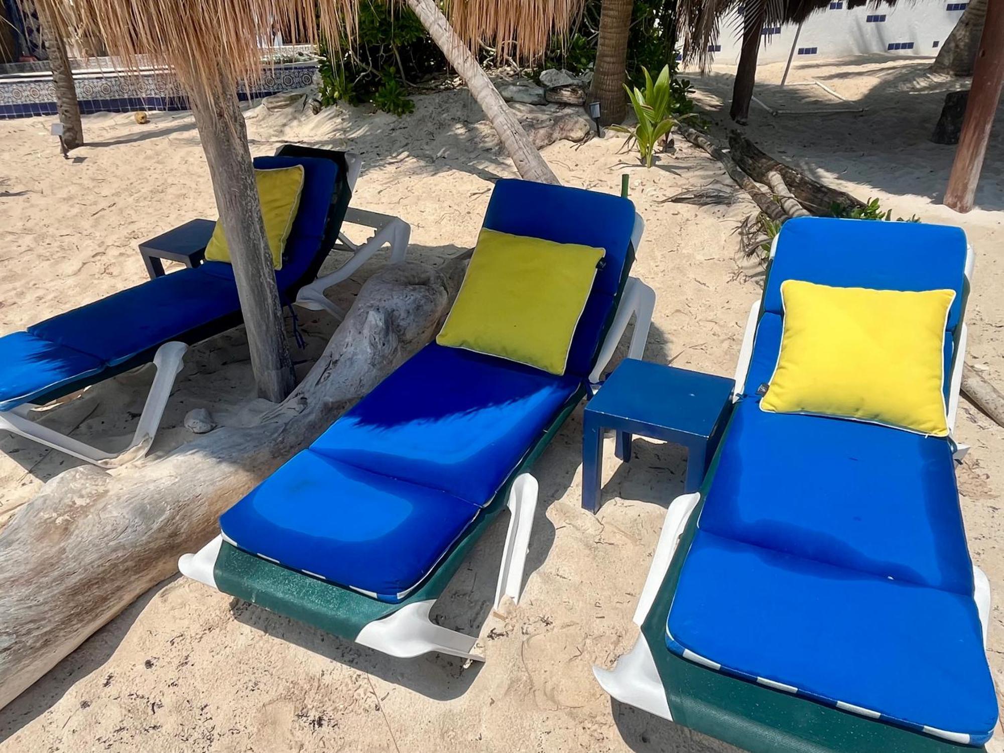 Beachfront Hammock Heaven Akumal Extérieur photo