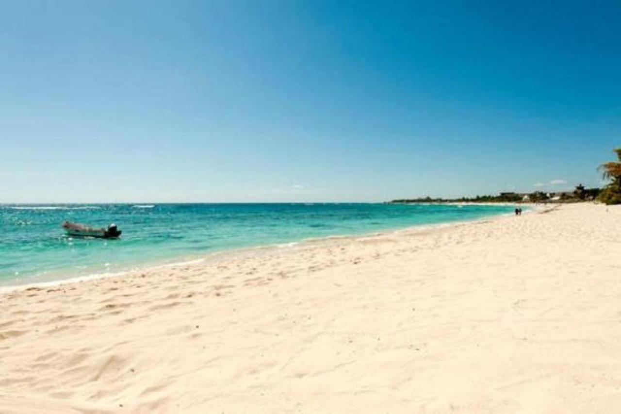 Beachfront Hammock Heaven Akumal Extérieur photo